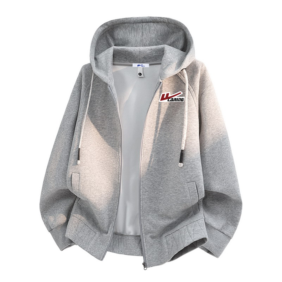 WARRIOR WARRIOR Sweatshirts Unisex Hooded Moderate Cardigan