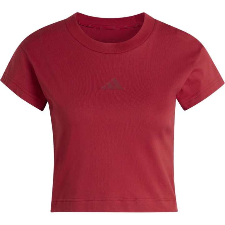 Adidas Adidas T Shirts Women's Red Crew Neck