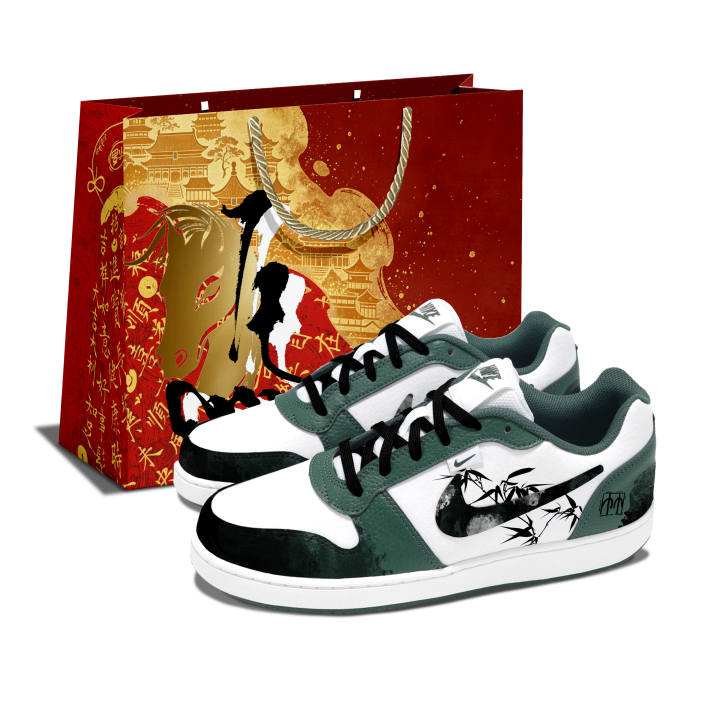 Nike Nike EBERNON Abrasion Resistant Low top Skateboard Shoes Men's