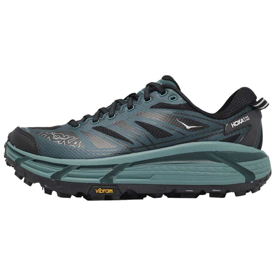HOKA ONE ONE Mafate Speed 2 Trail Running Shoes Unisex Black Green