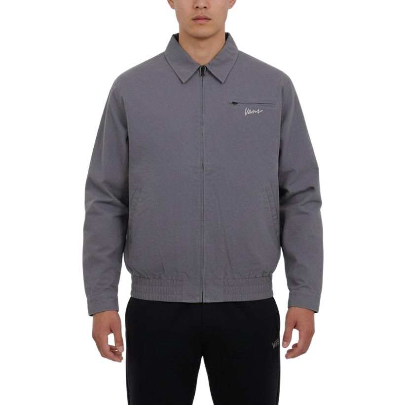 Vans Vans Jackets Men's Gray Lapel Moderate Other