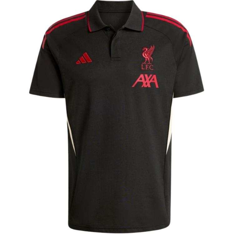 Adidas Adidas Polo Shirts Men's Black Polo Collar Moderate