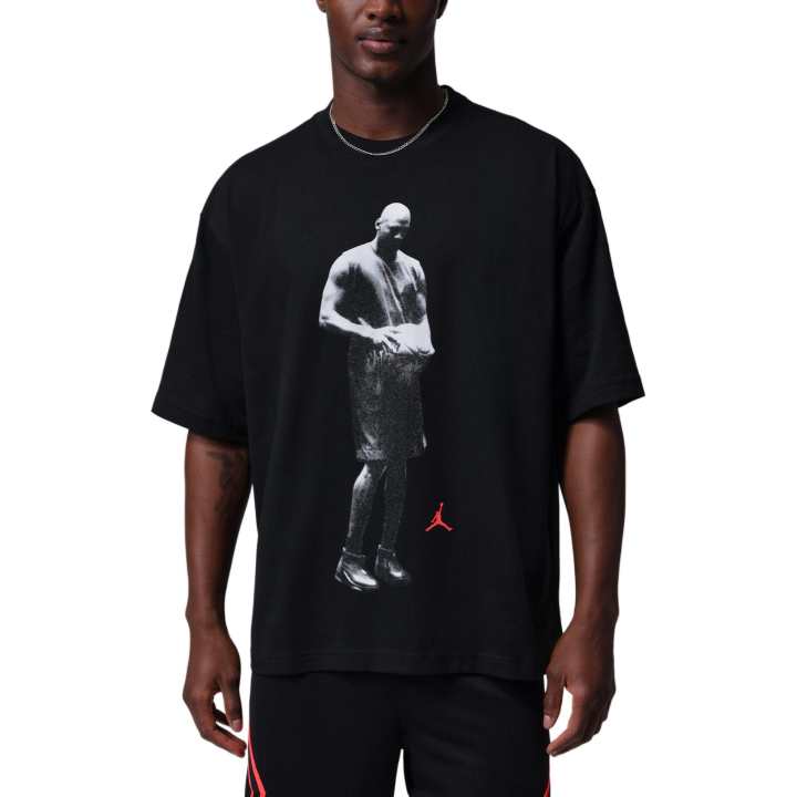 Jordan Jordan Sport T Shirts Men's Black Crew Neck