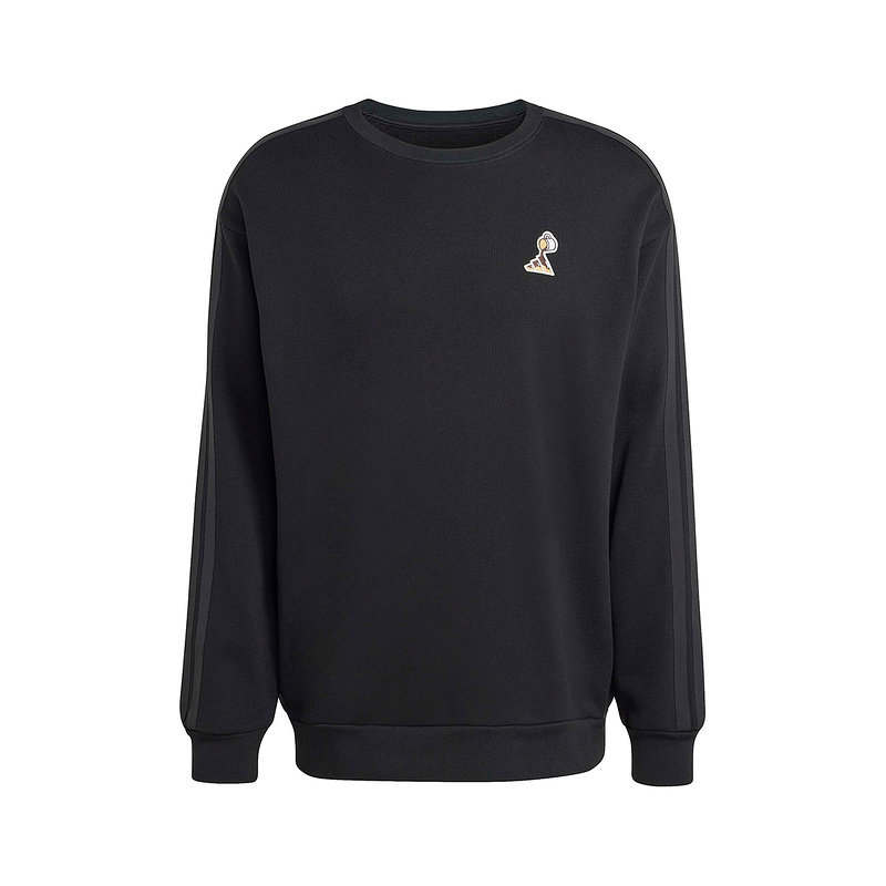 Adidas Adidas Sweatshirts Men's Black Crew Neck Moderate