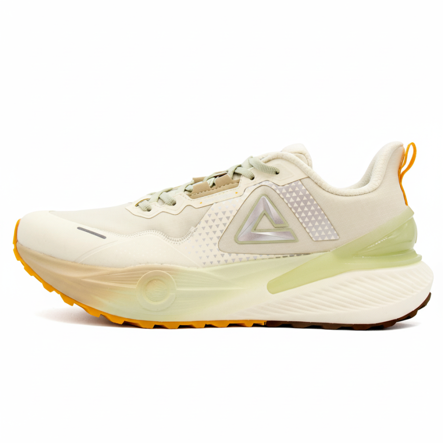 PEAK Taichi 8.0 Fabric Low top Taichi Technology Running Shoes Unisex White Green