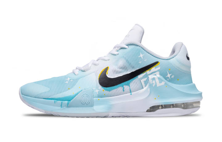 Nike Nike Air Max Impact 4 2026 Blue Mirror, Versatile Monster Slip Resistant Low top Rearfoot Air Max/Max Air