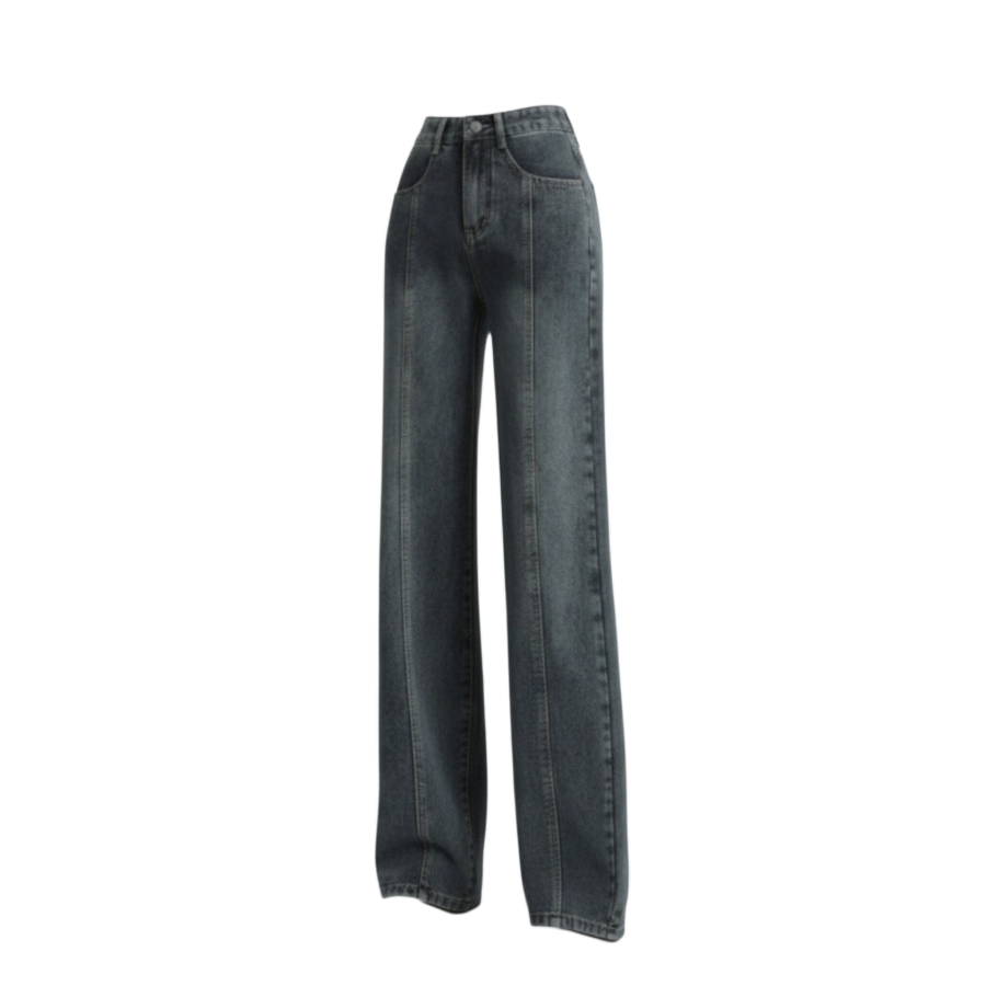 Sugarfunk Jeans Women's Blue Gray Moderate Wide Leg Pants