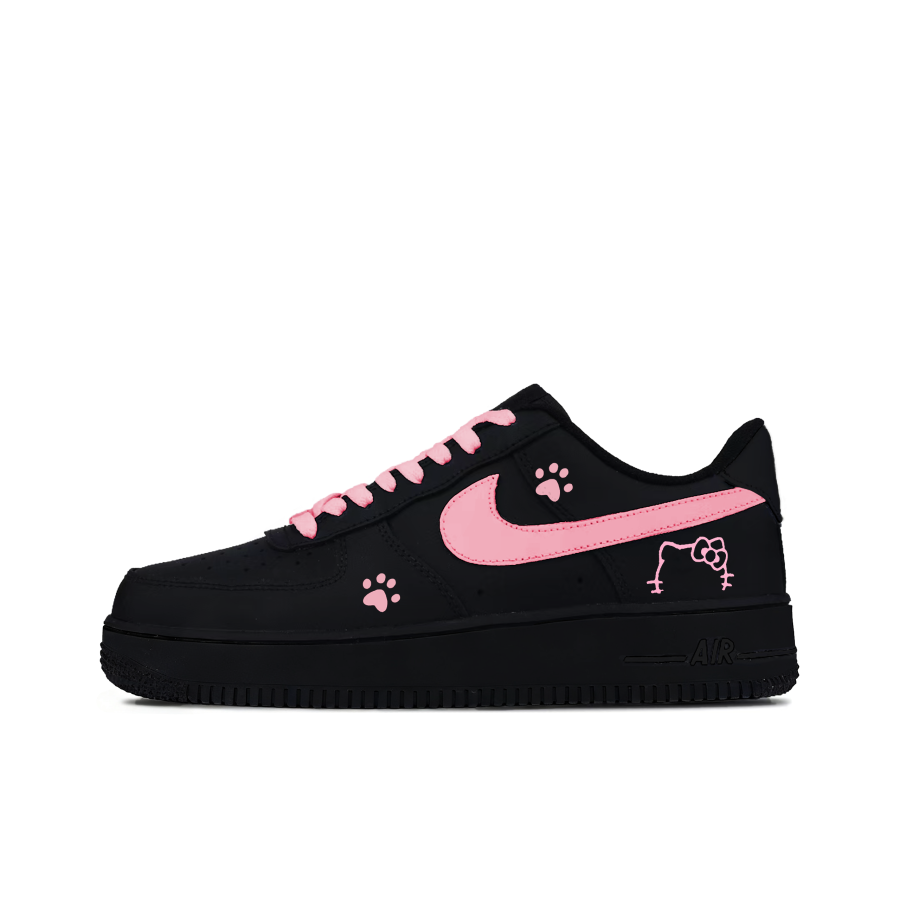 Nike Nike Court Vision Skateboard Shoes Unisex Low Top Black, Pink