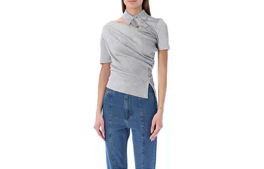 Y/Project Y/Project Polo Shirts Women's Gray Moderate
