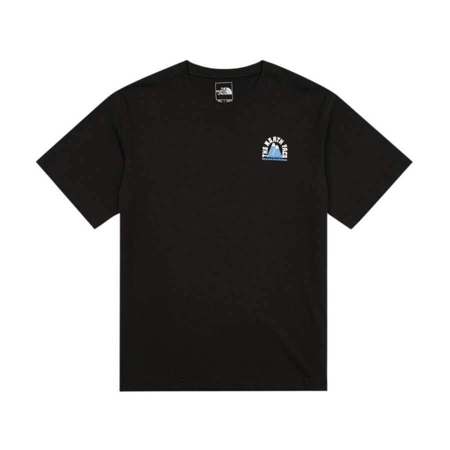 THE NORTH FACE T Shirts Men's JK3/Cosmic Black Crew Neck Moderate