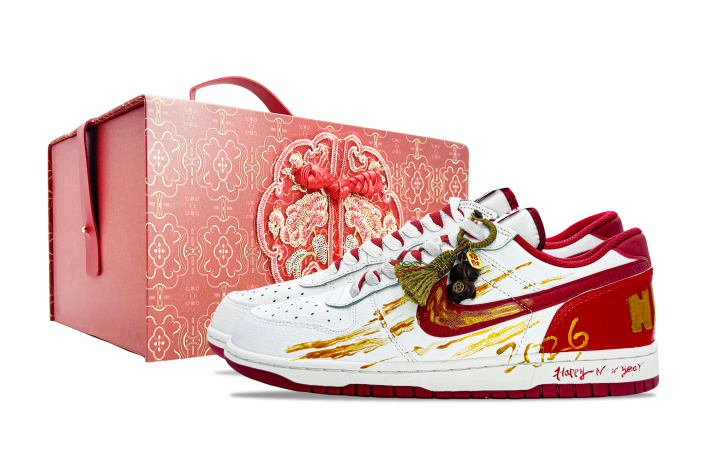 Nike Nike Big Coverage Abrasion Resistant, Breathable Low top Skateboard Shoes Men's Red White