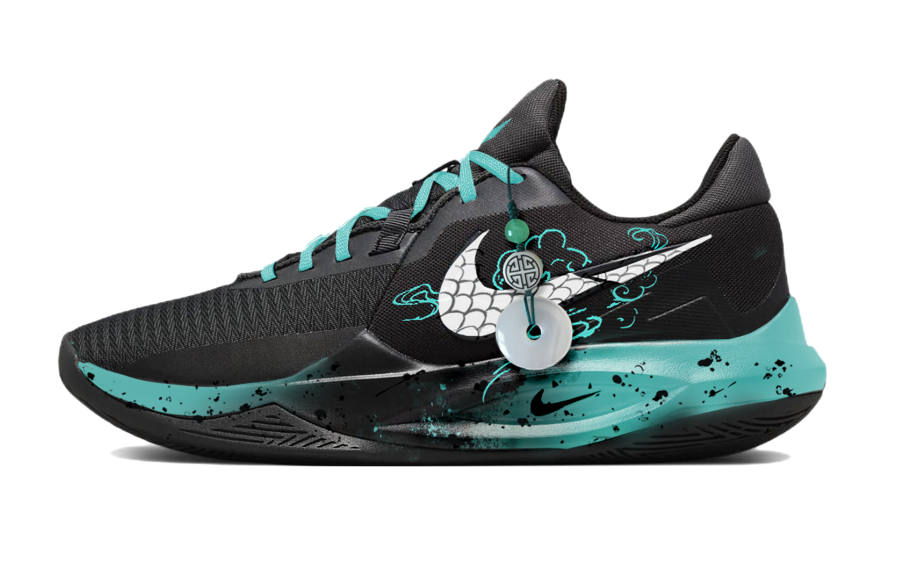 Nike Nike Precision 6 Ink Dragon Chant Fabric Abrasion Resistant Slip Resistant Abrasion Resistant Slip Resistant Low top