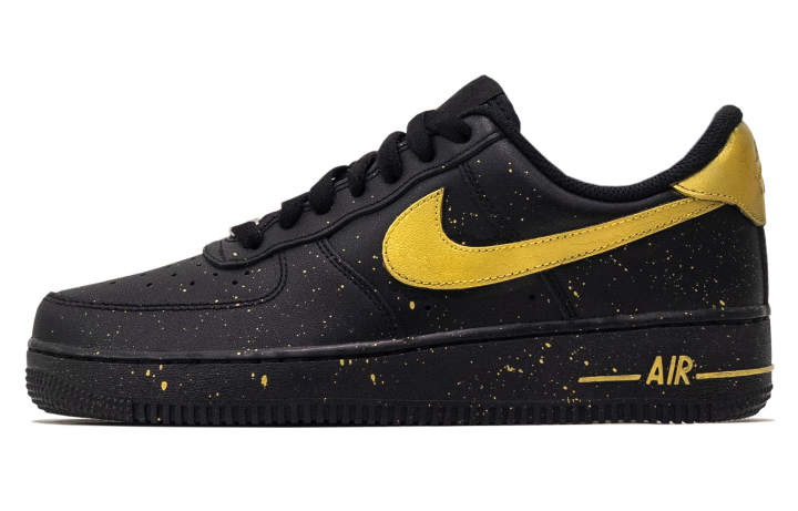 Nike Nike Air Force 1 Dark Domain Gilded, Vinewing Manufacturing Abrasion Resistant Low top Skateboard Shoes Unisex