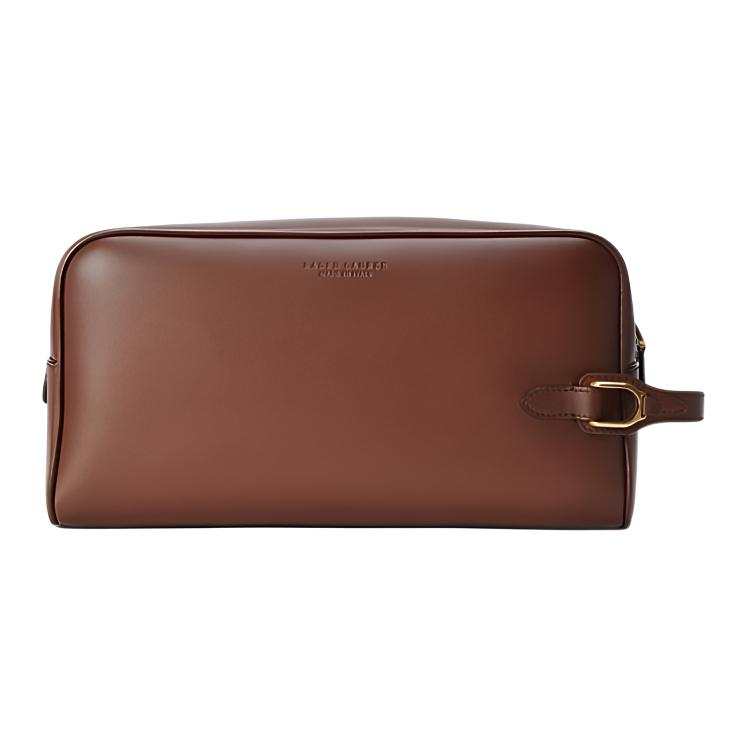 Ralph Lauren Cow Leather Handbag Men's Brown