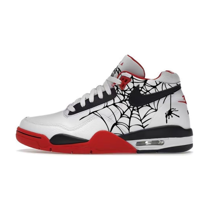 Nike Nike Flight Legacy High top Vintage Basketball Shoes Men's Red White