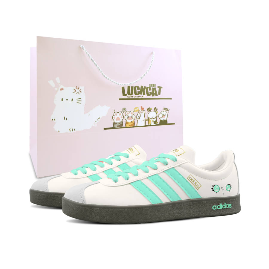 Adidas Adidas VL COURT 2.0 Mori Style Elf, Special Shopping Bag Abrasion Resistant Low top German Army Trainers Unisex