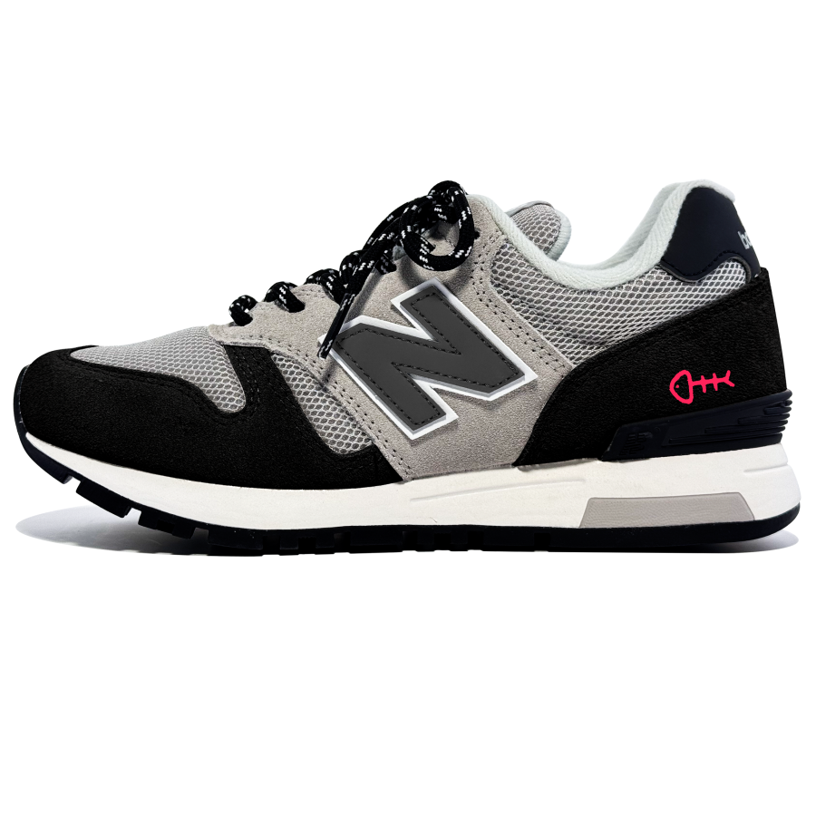 New Balance New Balance NB 565 Abrasion Resistant Low top Running Shoes Unisex Black Gray Pink