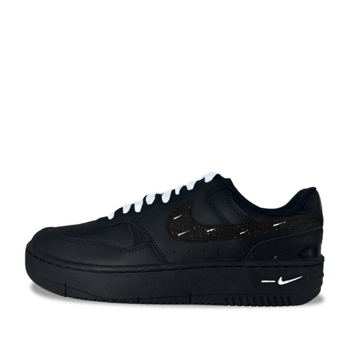 Nike Nike Gamma Force Dark Starry Night Melody Synthetic Leather Abrasion Resistant Low top Skateboard Shoes Women's Black