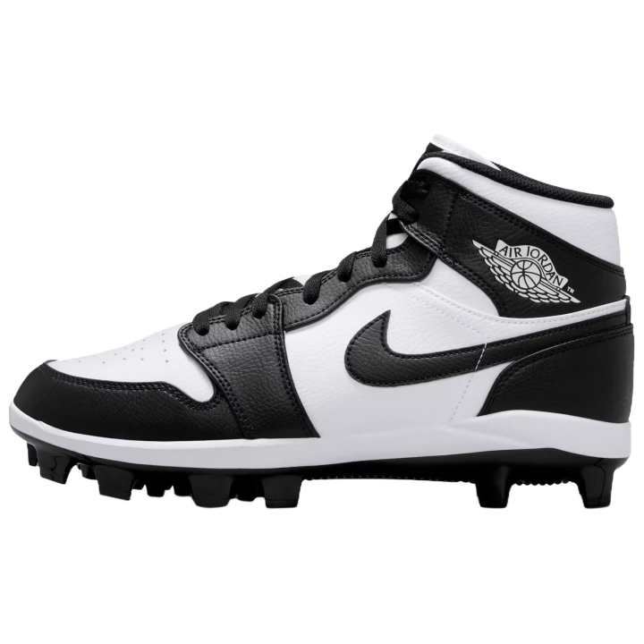Jordan Jordan Air Jordan 1 Support Lightweight Functional Classification Baseball Shoes Men's Black White