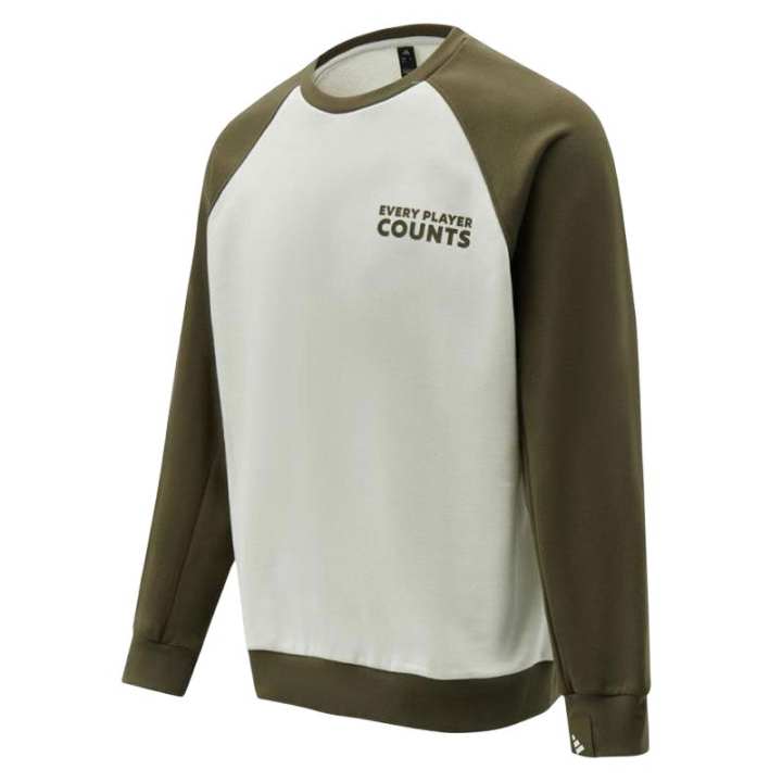 Adidas Adidas Sweatshirts Men's Khaki Crew Neck Moderate