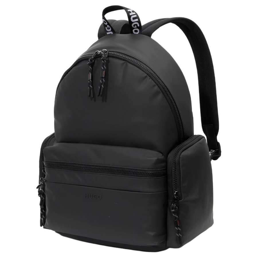 HUGO BOSS HUGO BOSS Polyester Backpack Unisex Black