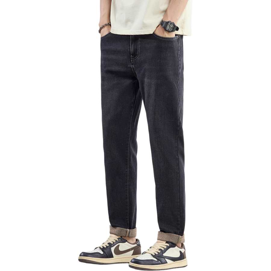 Tonlion Jeans Unisex Moderate Straight Fit Pants
