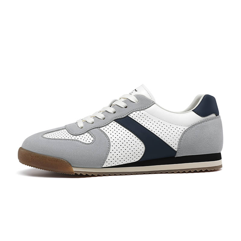SEPTWOLVES Genuine Leather Breathable And Slip Resistant Perforated German Army Trainers Men's HD