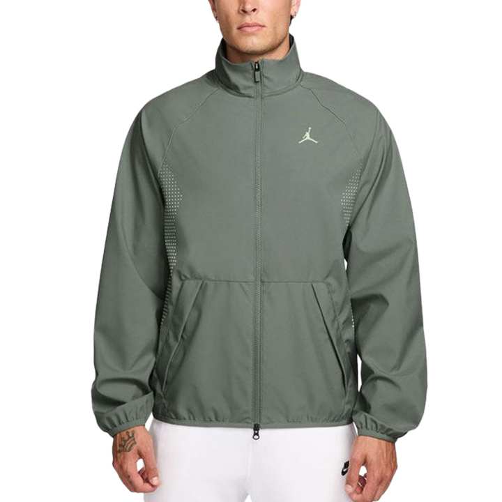 Jordan Jordan Jackets Men's Light Army Green Stand Collar Moderate Other