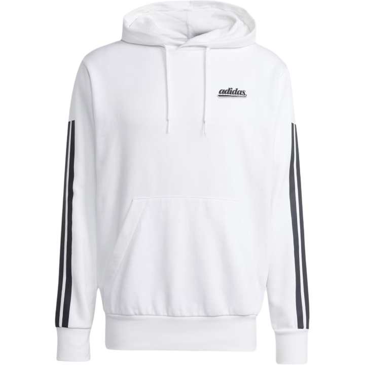 Adidas Adidas Hooded Sweatshirts Men's White Hooded Moderate