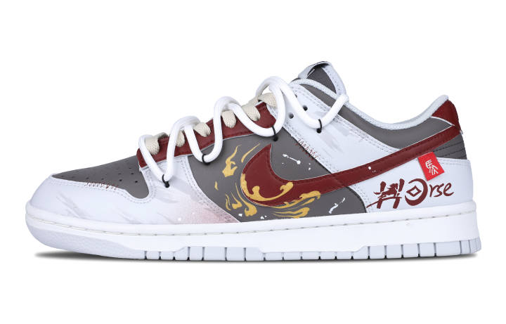 Nike Nike Dunk Red Horse Gilded Leather Abrasion Resistant Slip Resistant Abrasion Resistant Slip Resistant Low top