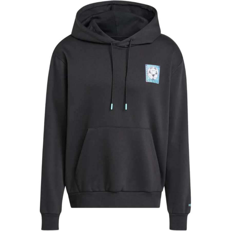 Adidas Adidas Sweatshirts Men's Black Hooded Moderate
