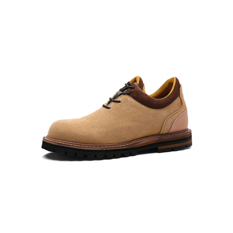 Lanza Lanza Leather Short Combat Boots Men's
