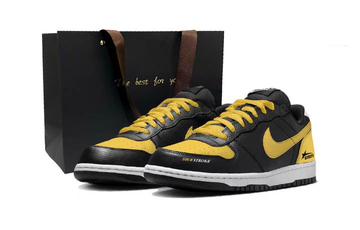 Nike Nike Big Skateboard Shoes Men's Yellow Black