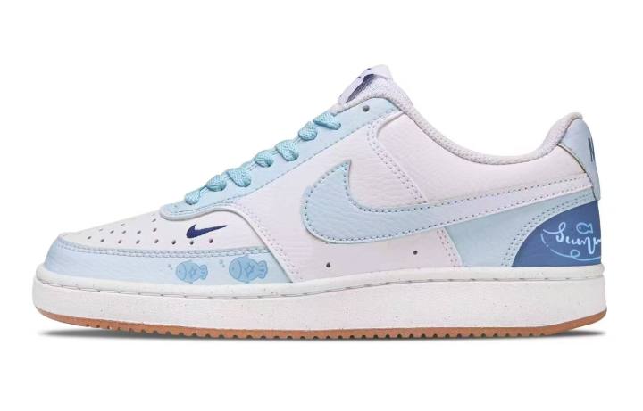 Nike Nike Court Vision Maris Sal Ice Blue Abrasion Resistant Slip Resistant Abrasion Resistant Slip Resistant Low top
