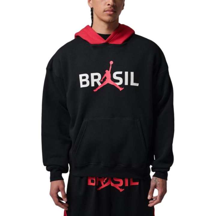 Jordan Jordan BRAND Sweatshirts Men's Black Hooded Non Detachable Moderate