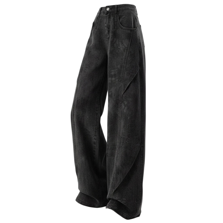 Sugarfunk Sugarfunk Jeans Women's Black Moderate Wide Leg Pants