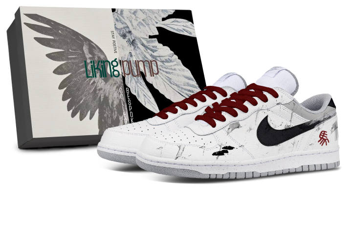 Nike Nike Big Leather Abrasion Resistant, Lightweight, And Breathable Low top Skateboard Shoes Men's