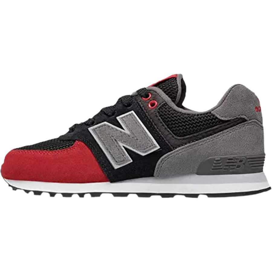 New Balance New Balance NB 574 Kids' Running Shoes Black Gray Red