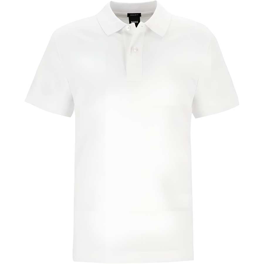 Hugo Boss Straight Hem Short-Sleeved Polo Shirt