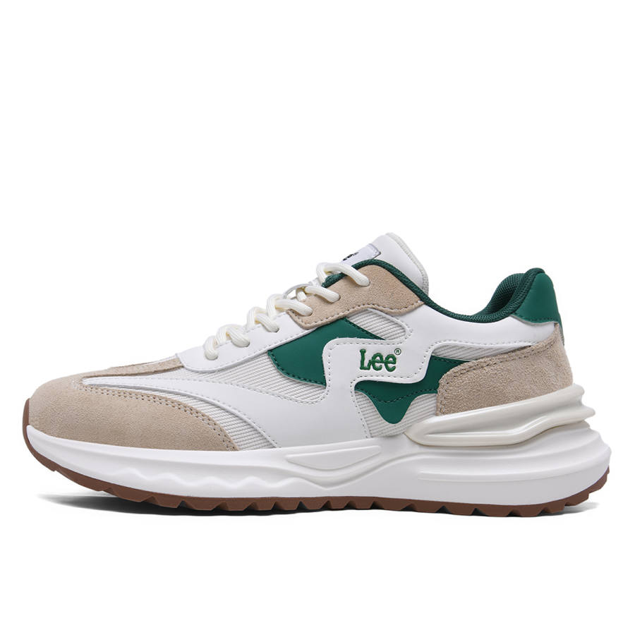 Lee Textile, Synthetic Leather, Split Cow Leather Low top Casual Shoes Men's