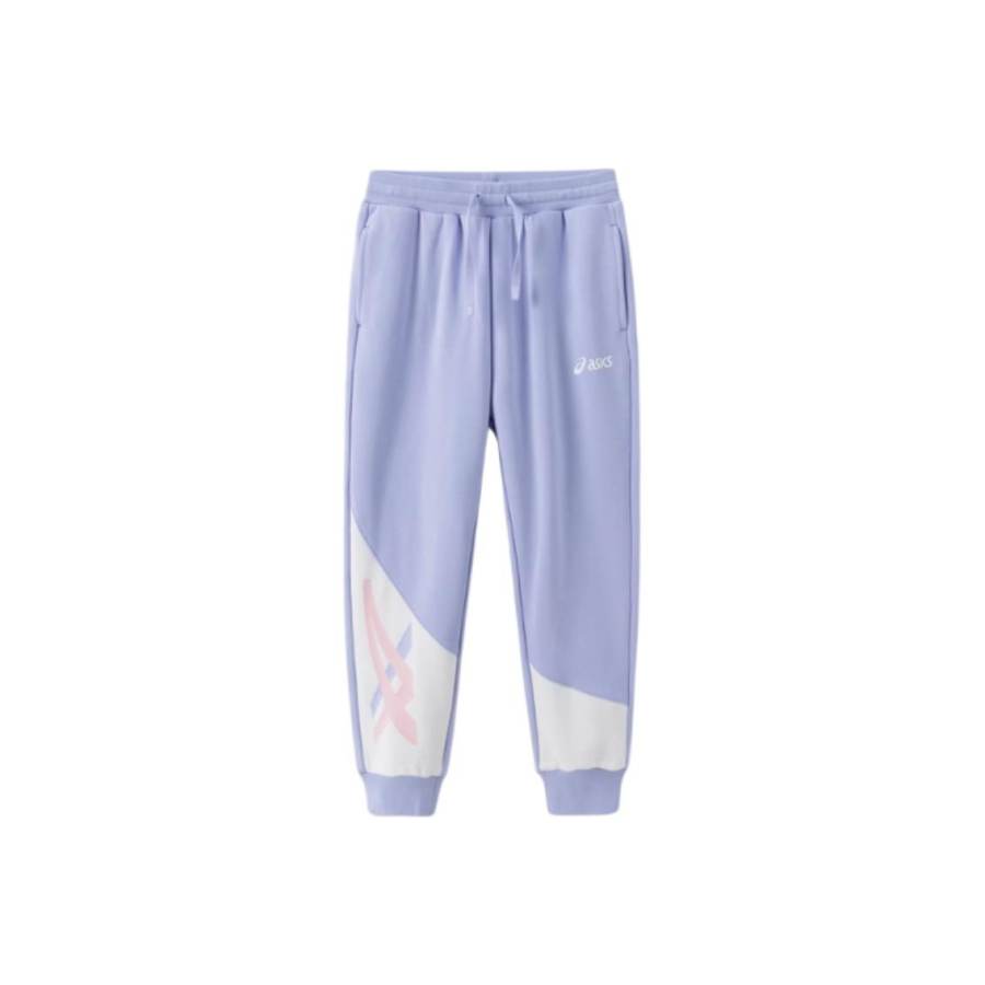 ASICS Knitted Sweatpants Sports Performance Purple Teenagers