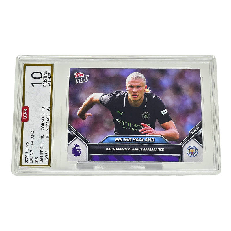 Topps Haaland Player Cards, Commemoration Of Premier League's 100th Goal 88 Pcs, Milestone Collection Graded Cards 1 Pc