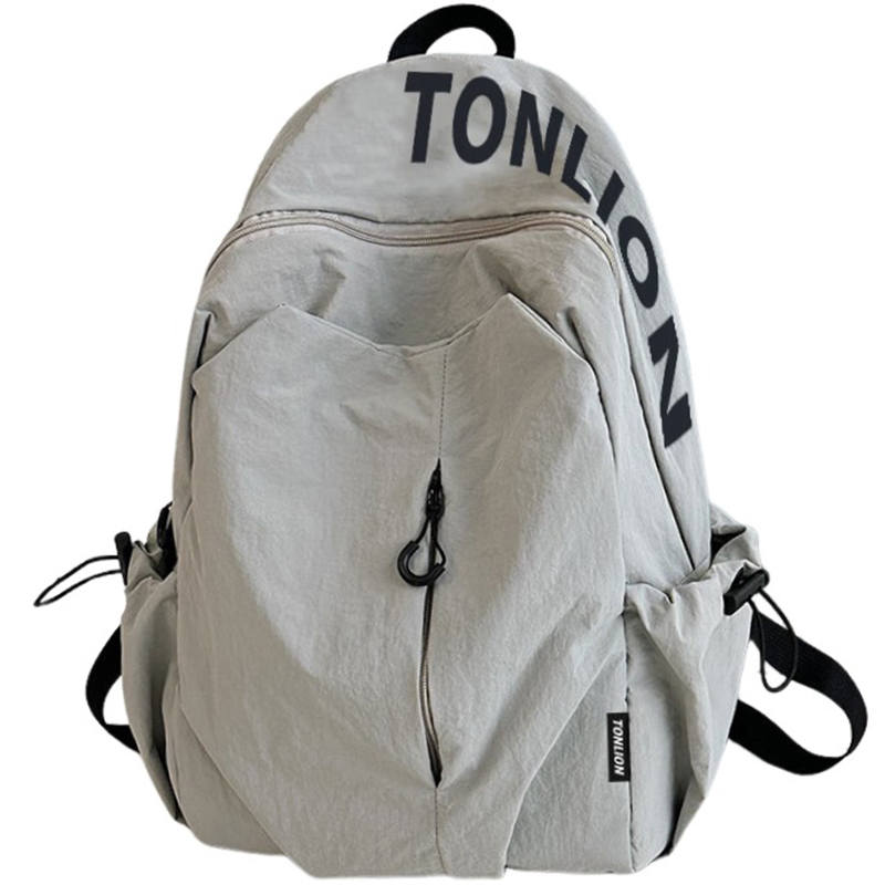 Tonlion Nylon Backpack Women's Gray
