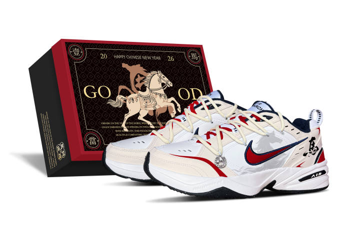 Nike Nike Air Monarch 4 Cushioning Abrasion Resistant Slip Resistant Low top Chunky Sneakers Unisex