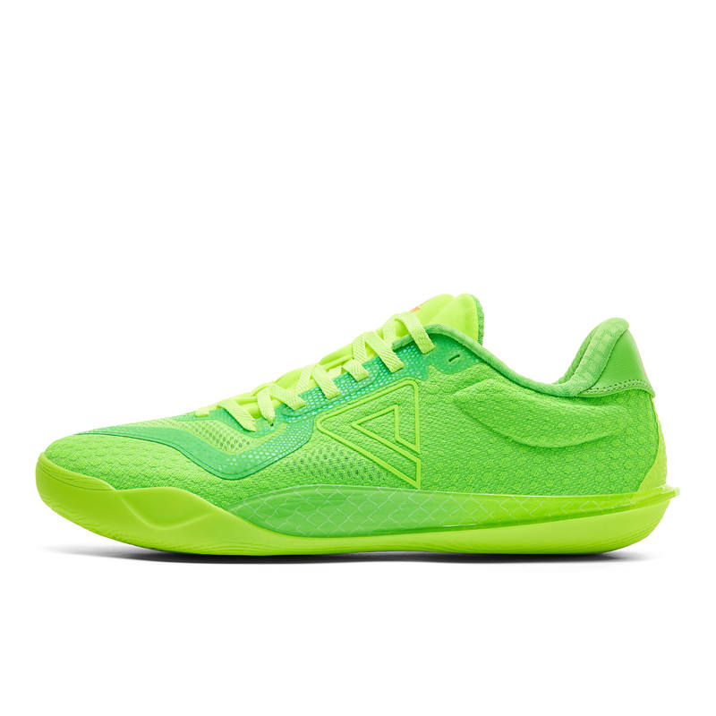 PEAK Tàijí Wúshuang EX Bamboo Leaf Green Colorway Low top Performance Basketball Shoes Men's Shimmery Green
