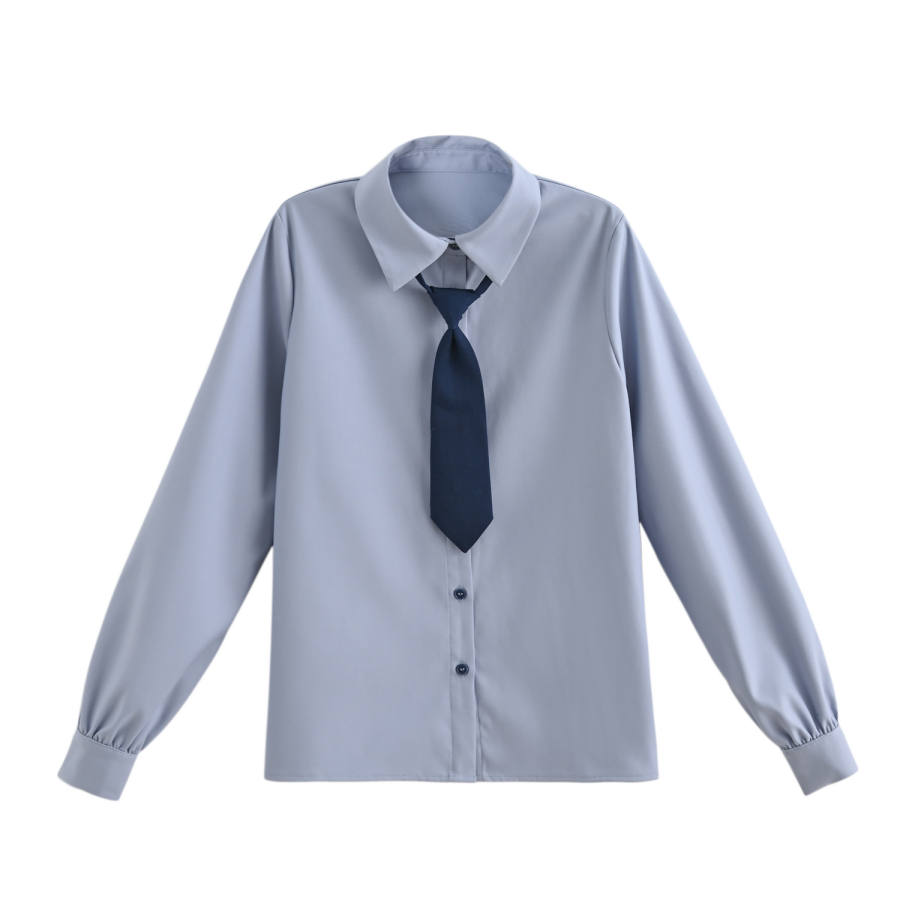 SNBL Shirts Women's Blue Polo Collar Moderate