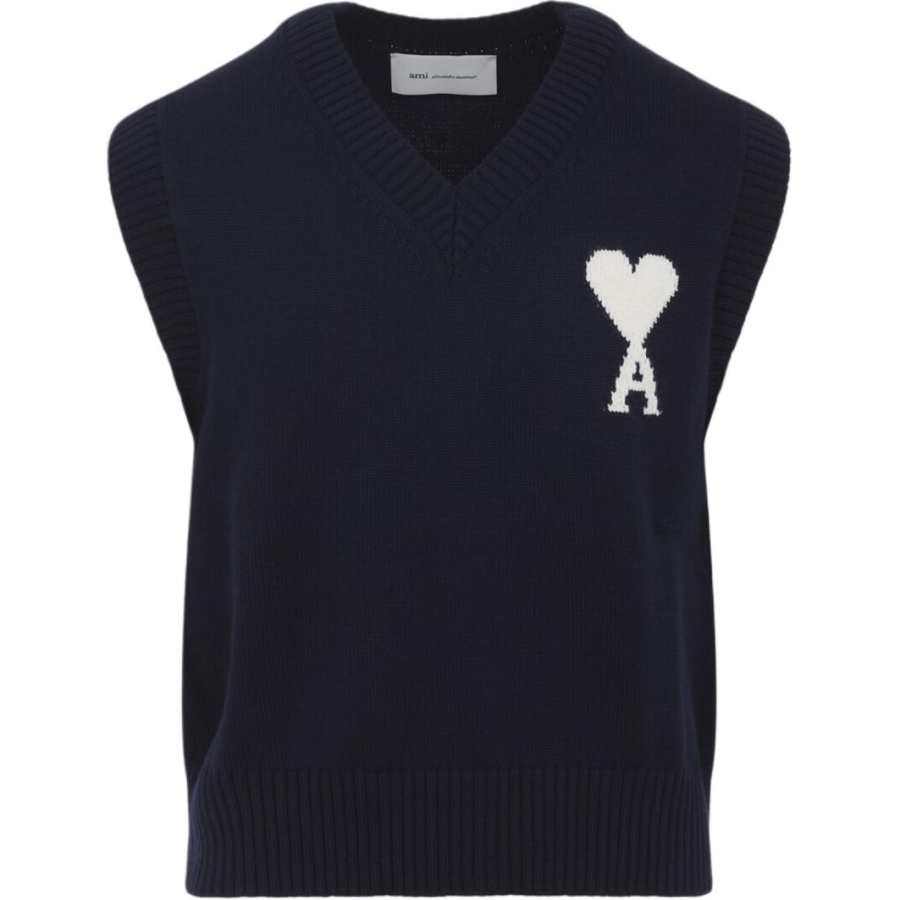 Amiparis Ami De Coeur V-Neck Knitted Vest