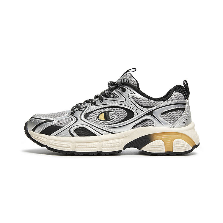 Champion Low top Casual Shoes Men's Silver White/Alloy Gray