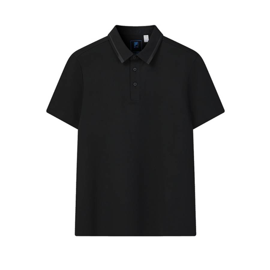 FILA BLUE Polo Shirt Men's Black