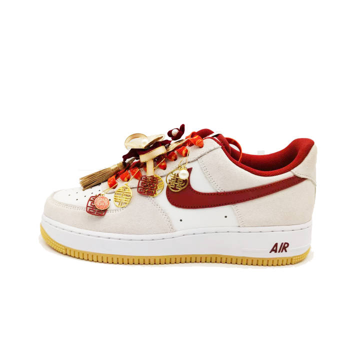 Nike Nike Air Force 1 Leather Slip Resistant And Breathable Slip Resistant And Breathable Low top Skateboard Shoes Unisex